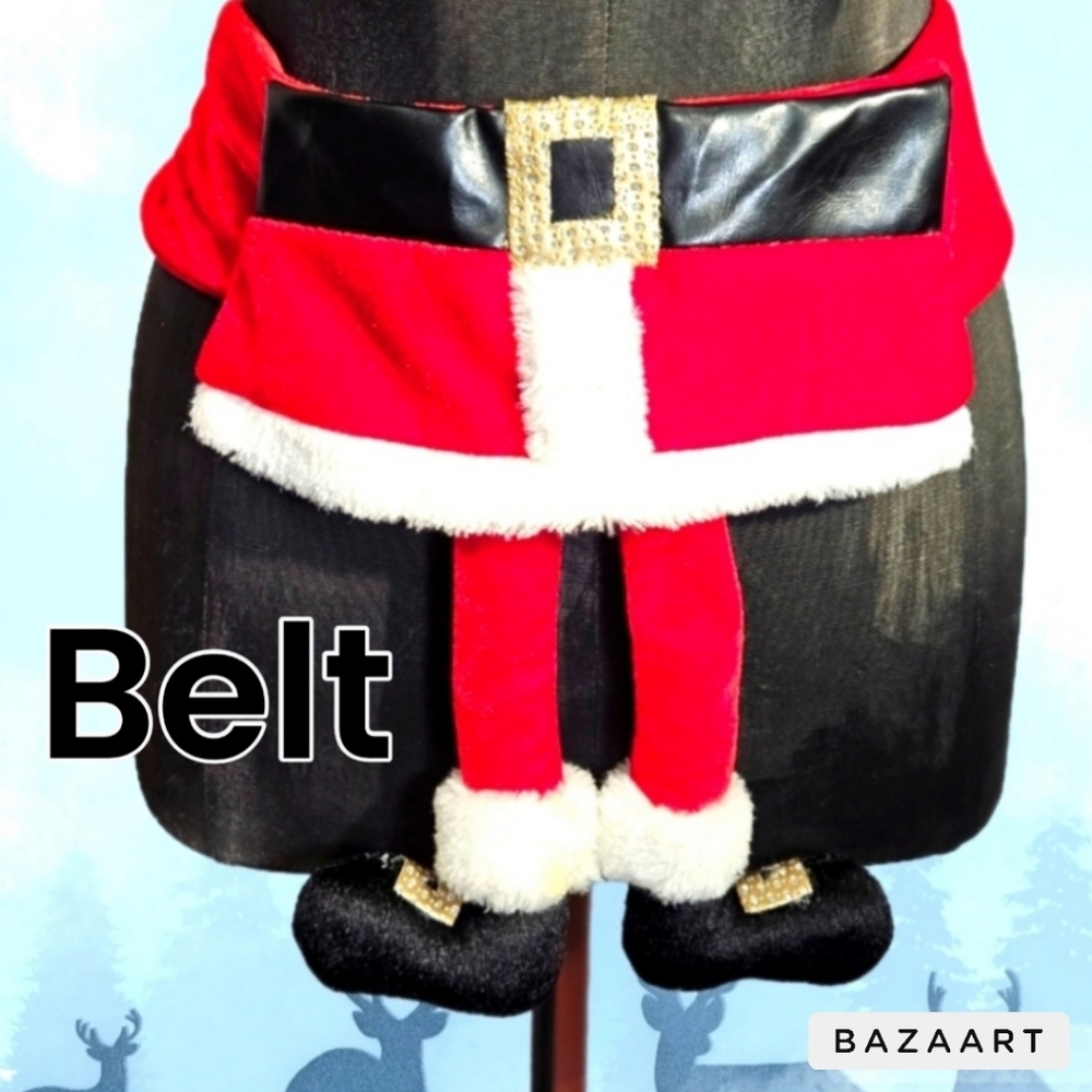 Christmas Santa Belt Size M/L